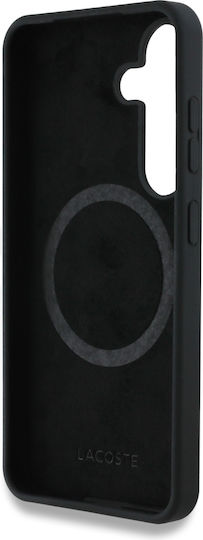 Lacoste Croc Logo Back Cover Σιλικόνης Ασημί (Galaxy S25)