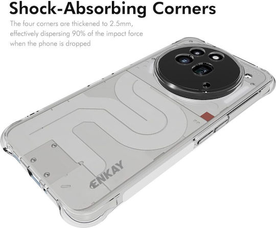 Enkay Hat-prince Back Cover Σιλικόνης Διάφανο (Nothing Phone (3a) Pro)