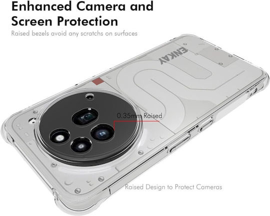 Enkay Hat-prince Back Cover Σιλικόνης Διάφανο (Nothing Phone (3a) Pro)