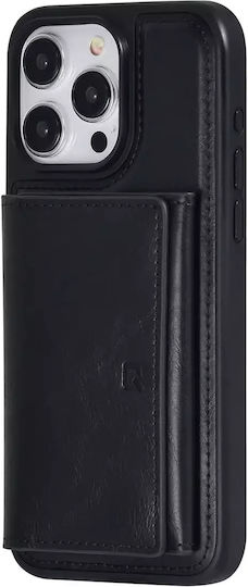 Tuniq Back Cover Plastic / Synthetic Leather Black (iPhone 15 Pro Max)