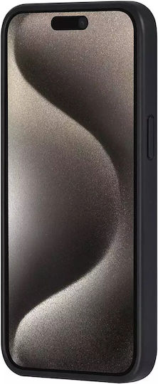 Tuniq Back Cover Plastic / Synthetic Leather Black (iPhone 15 Pro Max)
