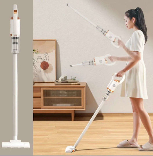ACP 2056147 Επαναφορτιζόμενη Σκούπα 2 σε 1 Stick & Χειρός 7.4V Λευκή