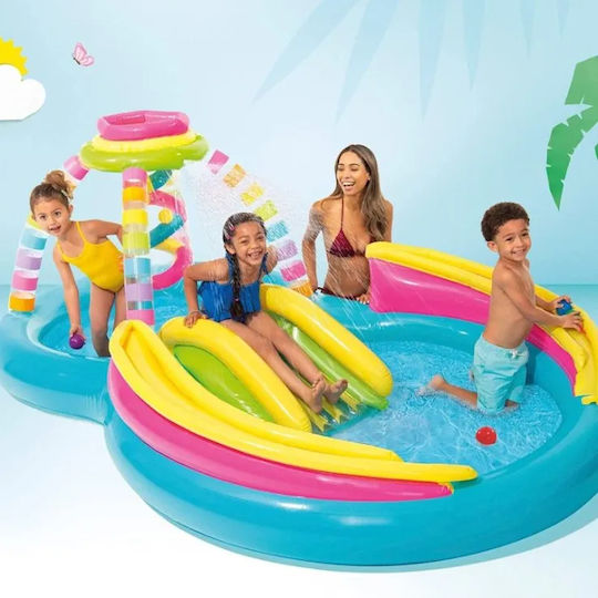 Intex Παιδική Πισίνα PVC Φουσκωτή 295x191x109εκ.