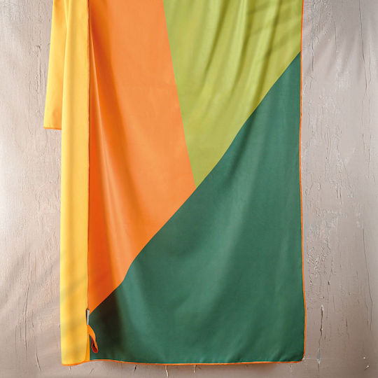 Rythmos Prosop Din Microfibră Corp Dublă Față Verde 160x90cm
