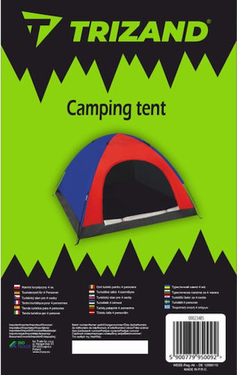Trizand Σκηνή Camping Igloo 4 Εποχών για 4 Άτομα 190x190x123εκ.