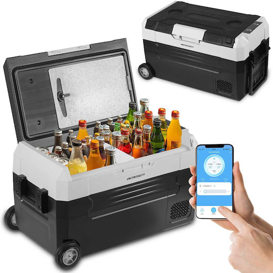 Icemax 400 Auto-Kühlschrank 32 Liter 2 Fächer Kühlung 20°C Heizung +20°C Schwarz