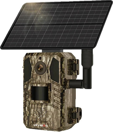 4G Solar Hunting Trail Camera 14MP Resolution Waterproof IP66 128GB TF Card