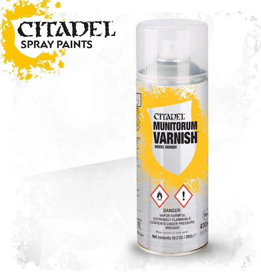 Citadel Culoare Modelism în Spray Munitorum Varnish 400ml