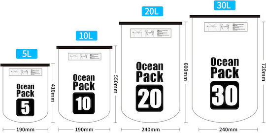 Ocean Pack Водоустойчива Чанта За Рамо 5л Оранжева