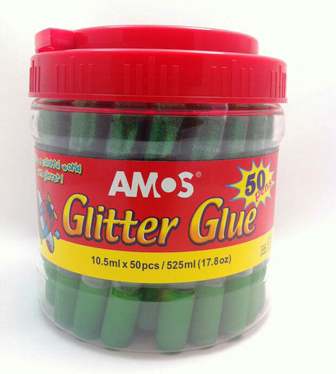 Amos Lipici Glitter Verde 10.5ml
