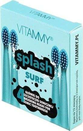 Vitammy Splash Th1811-4 Surf Toothbrush Set 4 Refills Blue
