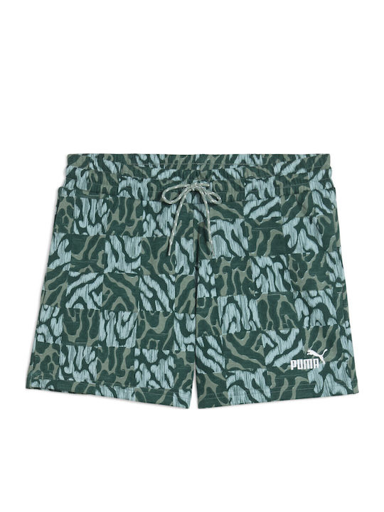 Women's Sporty Shorts Green