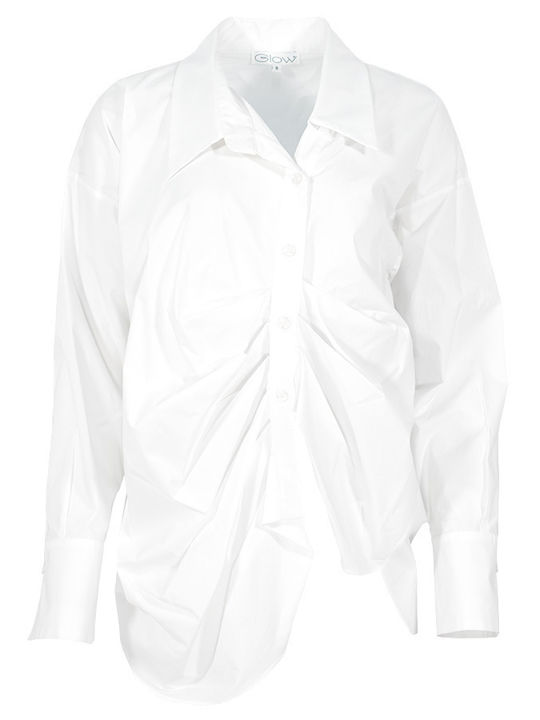 Women's Long Sleeve Shirt White
