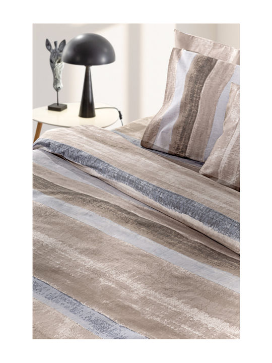Guy Laroche Sheet Sets Queen 240x265cm. Santiago Stone 4pcs