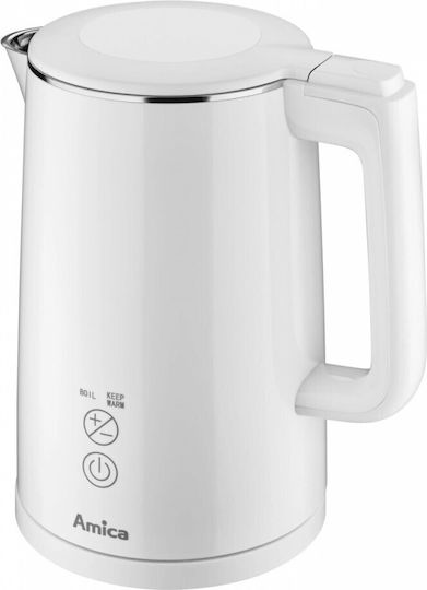 Amica Βραστήρας 1.5lt 2200W Λευκός
