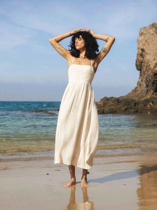 Καλοκαιρινό Midi Φόρεμα White