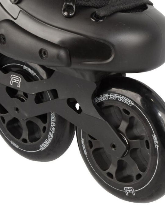 Quad Rollers Schwarz Erwachsene/Kinder