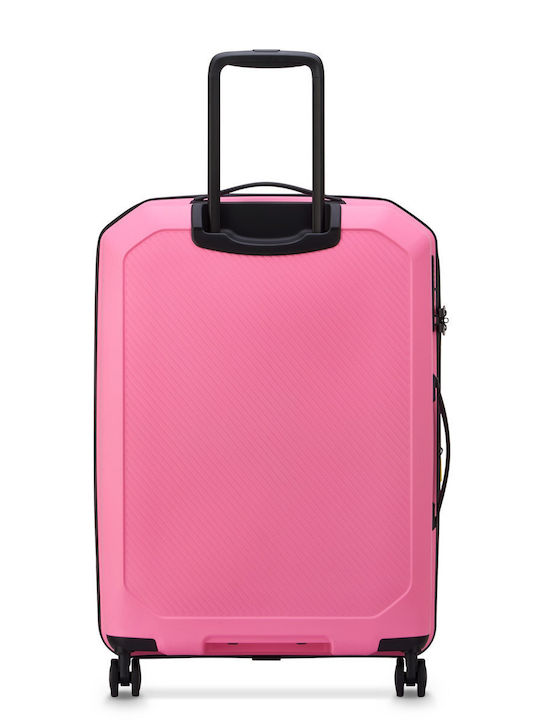 Delsey Anvers Medium Hard Travel Suitcase Light Pink with 4 Wheels Height 64.5cm