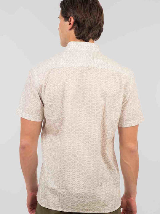 Short-sleeved Cotton Shirt White