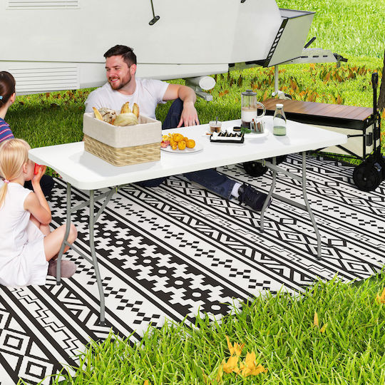 Table Picnic Foldable 180x74x74cm White