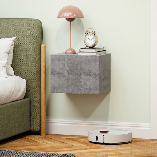 Bedside Tables Wooden Gray 2 Pieces 40x29x30cm