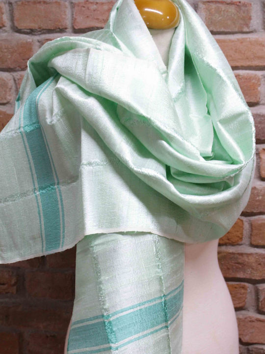 Women's Silk Scarf Turquoise