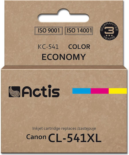 Actis Συμβατό Μελάνι Εκτυπωτή InkJet Canon CL-541XL 18ml Κίτρινο 1τμχ