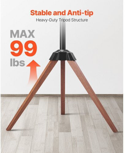 Vevor TYSDLDDSJZJZLU43E001V0 Βάση Τηλεόρασης Δαπέδου έως 65" και 45kg