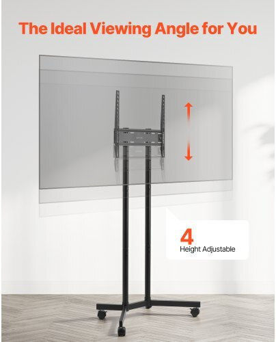 Vevor TYSDLDDSJZJZGTD2Z001V0 Стойка за телевизор Стенен до 65" и 40кг