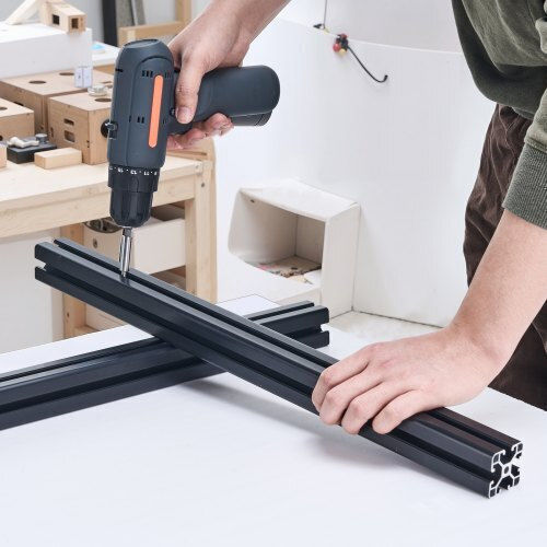 Vevor Set of 4 Pieces 23.6" 600mm Anodized Aluminum Rail T Slot 4040 4040oblxcdg4ju9mr001v0
