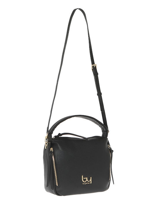 Women's Hobo Bag Suede Black