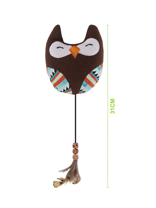 Nunbell Cat Canvas Toy Owls Print