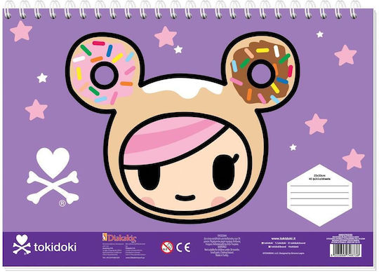 Tokidoki Drawing Pad 40 Sheets 2 Designs