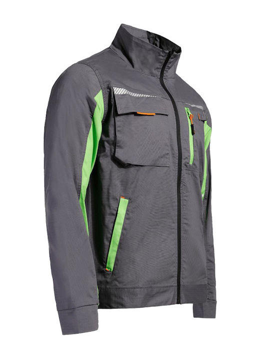 Stenso Prisma Light Stretch Arbeitsjacke Reflektierend Gray