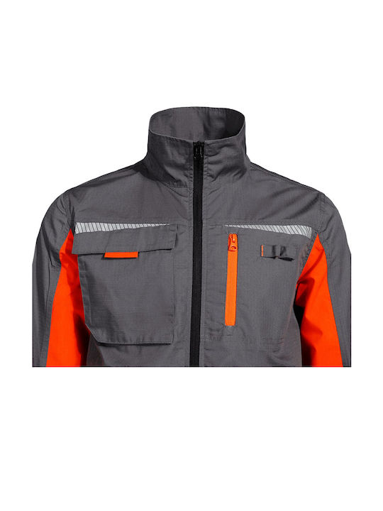 Stenso Prisma Light Stretch Work Jacket Reflective Orange