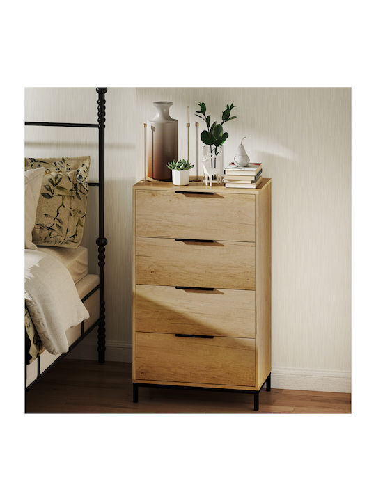 Comoda pentru Dormitor cu 4 sertare Open Café 62x35x105buc