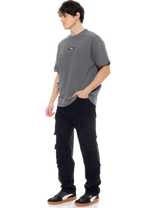 Hose Cargo in Weitem Schnitt Black