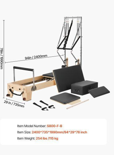Vevor Aparat multifuncțional de fitness cu greutăți 115kg