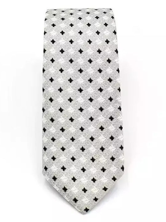 Makis Tselios Fashion Мъжка Кравата в Сив Цвят