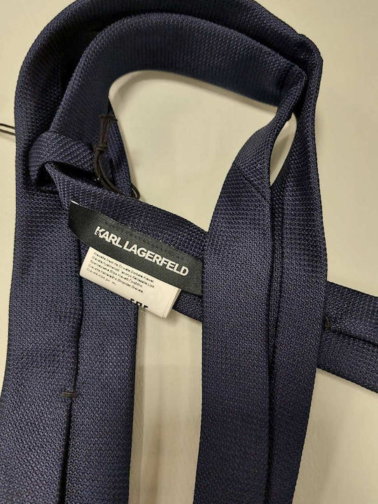 Karl Lagerfeld Ανδρική Γραβάτα σε Μπλε Χρώμα
