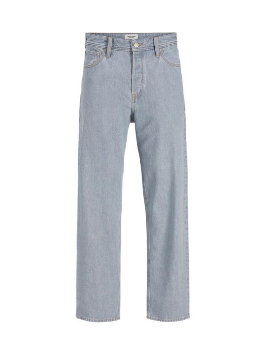 Ανδρικό Παντελόνι Τζιν με Loose Baggy Εφαρμογή Μπλε