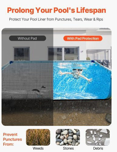 Vevor Pool Cover 365.76x731.52cm 1pcs