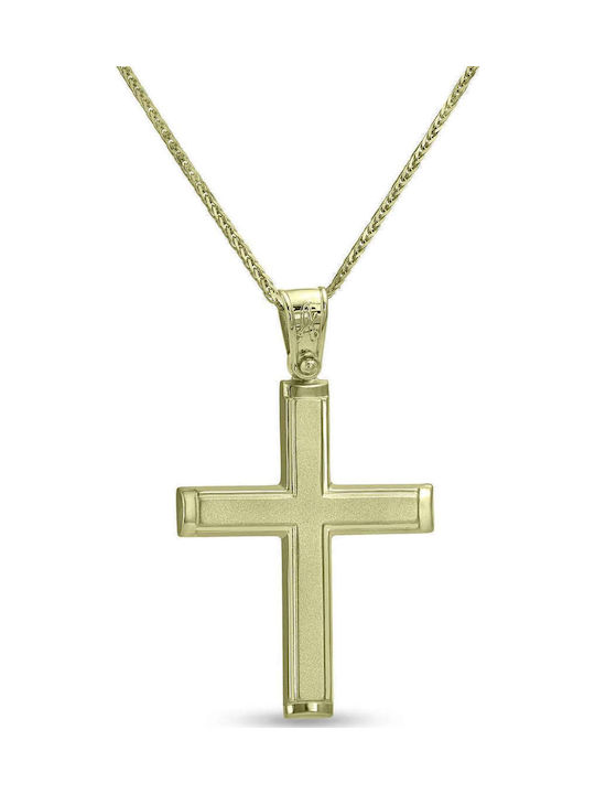 CHrysolithos Men's Gold Cross 14K