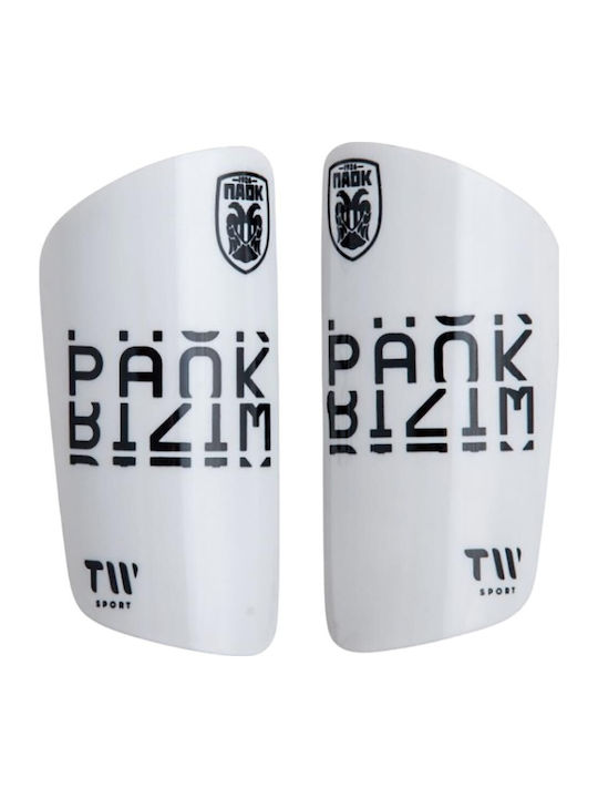 TW Sport SH-27570-WH/BLK/BIZIM Επικαλαμίδες Ποδοσφαίρου Παιδικές Λευκές