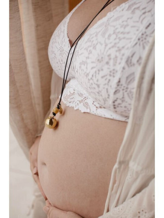 Proud Mama Charm Εγκυμοσύνης από Ασήμι Γκρι