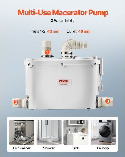 Vevor Ηλεκτρική Αντλία Επιφάνειας 0.7hp