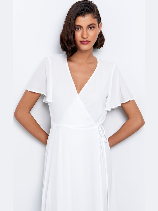 Summer Maxi Dress for Wedding / Christening White