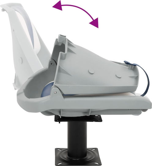 "vidaxl Boat Seats Pedestal 360° Swivel"