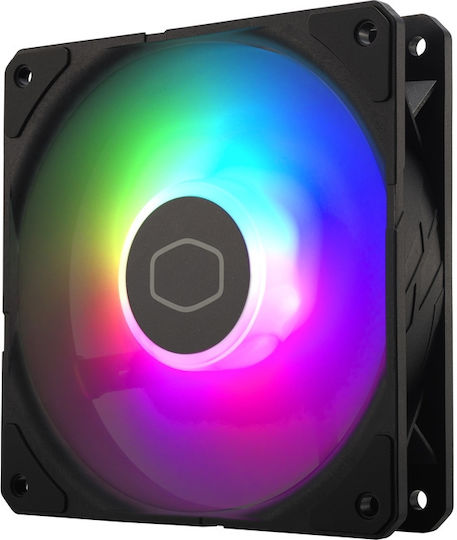 CoolerMaster Sickleflow Edge 120 Case Fan 2500rpm 70.7cfm with ARGB Lighting and 3-Pin 4-Pin PWM Connection