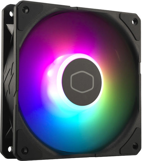 CoolerMaster SickleFlow Edge 120 Case Fan 2500rpm 70.7cfm with ARGB Lighting and 3-Pin 4-Pin PWM Connection 3pcs